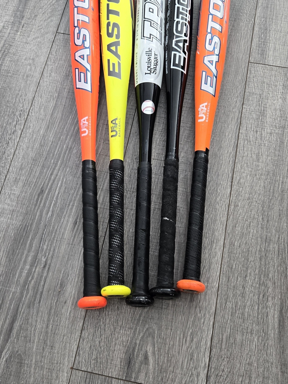 Easton & Louisville Slugger T-Ball Bats.